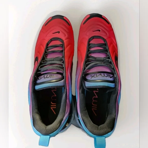 Nike Air Max 720 Mens Sneakers Size 13 Hyper Grape Black Hyper Pink CJ0766-600 - Picture 8 of 11